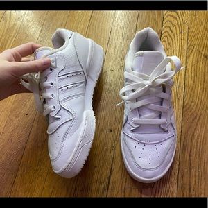 White adidas sneakers
